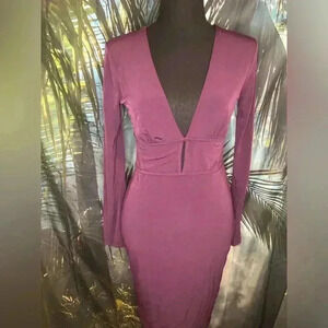 🍇Long sleeve Purple Mini Dress🍇